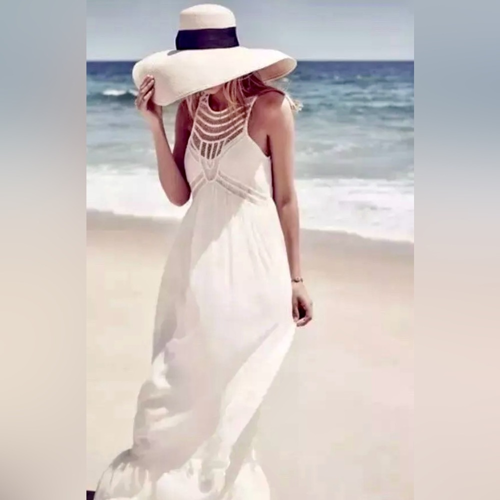 NWT Anthropologie 12th Street Jessalyn White Lace Wedding/Honeymoon Dress